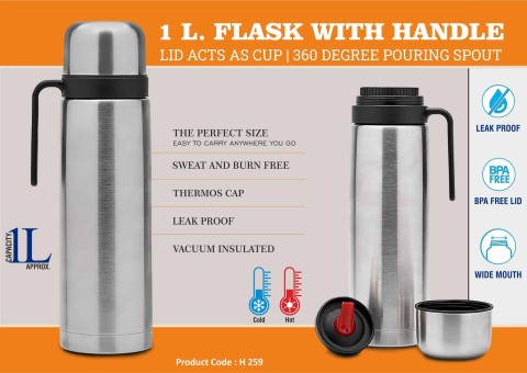 1L Flask With Handle 