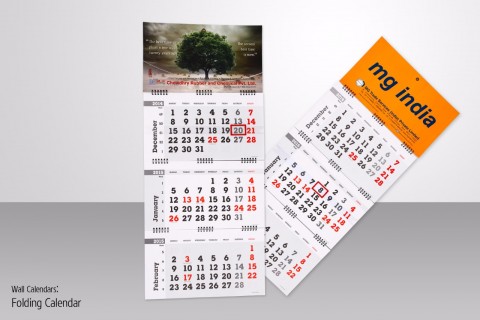 3- FOLD CALENDAR