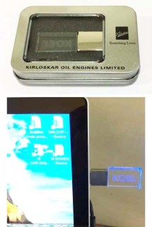 3D Crystal Pen Drive with Light