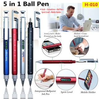 5 in 1 Screwdriver Ball Pen 