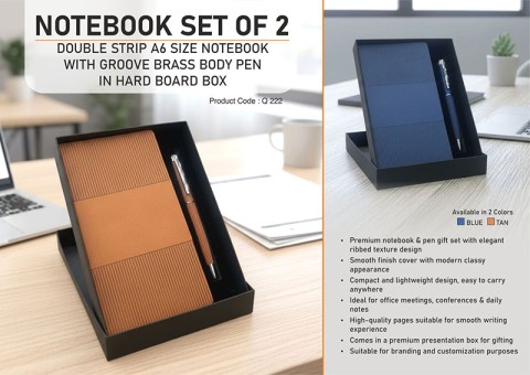 A6 size Notebook with Pen