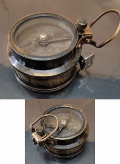 Antique Compass with 3 Mtrs Metallic Measuring tape