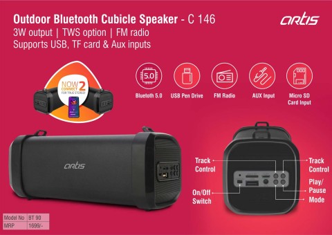 Artis Outdoor Bluetooth Cubicle Speaker