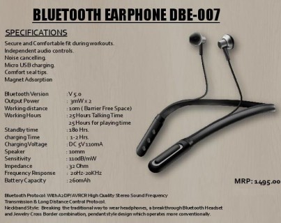 Bluetooth Earphone DBE