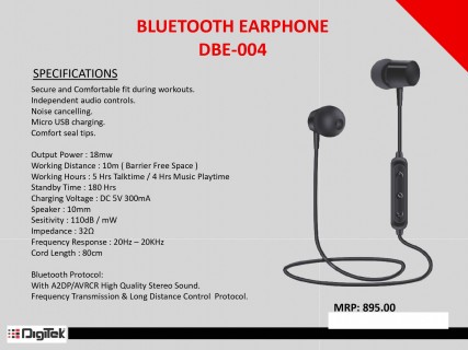Bluetooth Earphone