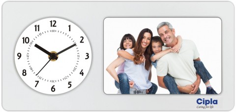 Clock cum Photoframe