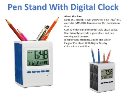 Digital Penstand Clock
