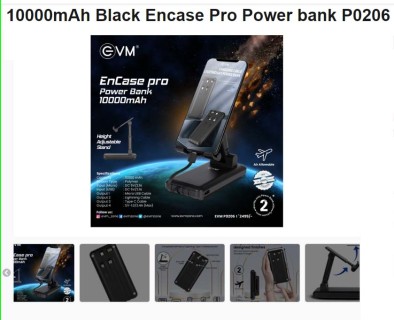 EVM Power bank 10000 Mah P0206