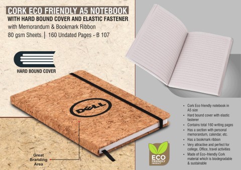 Eco Friendly A5 notebook