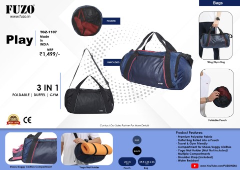 Foldable Duffle Bag - Play 