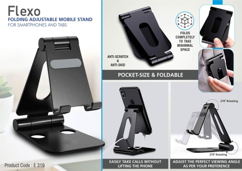 Folding Metal Mobile Stand