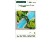 Forest Aqua Cork Frame