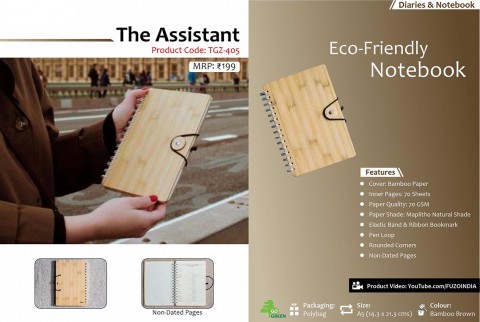 Fuzo The Assistant Eco-Friendly Notebook