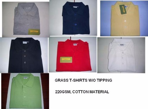 Grass T- Shirts W/o Tipping-220GSM