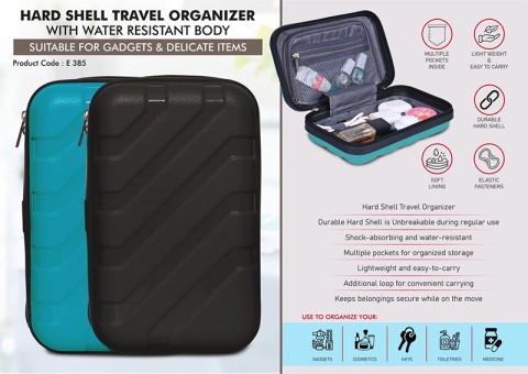 Hard Shell Travel Organizer