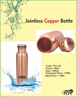 Jointless Copper Bottle 