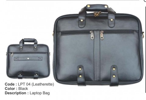 Leatherette Laptop Bag