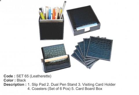 Leatherette 4-in 1 Gift Set