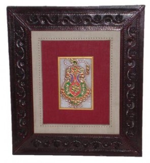 Marble Paintings In Carved Leather