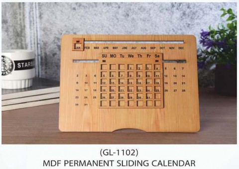 MDF Permanent Sliding Calender