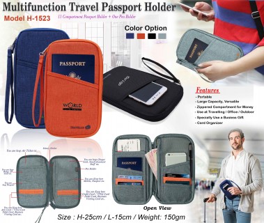 Multi Function  Travel Passport Holder