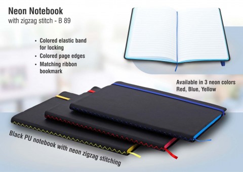 Neon notebook