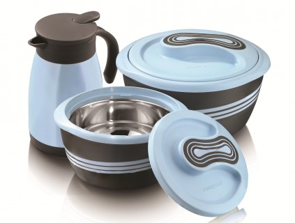 Palazio Gift Set (1000+2000ml  Casserole  + 750ml SS carafe) 