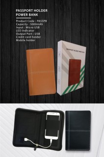 Passport Folder with Power Bank