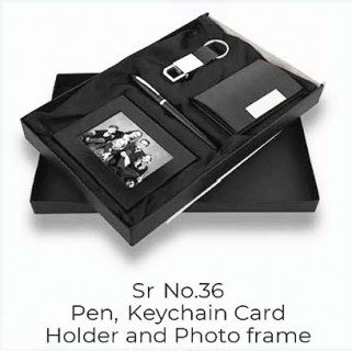 Pen,Photo Frame, Card holder  and Keychain set 