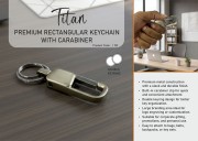 Premium Rectangular Keychain