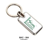 Rectangle Metal Keychain 2-Sided Sublimation