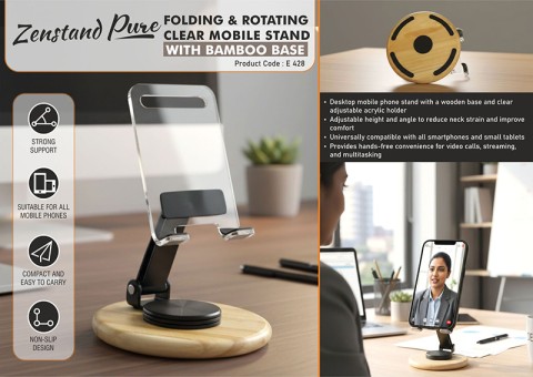 Rotating Clear Mobile Stand - Corporate Gifts