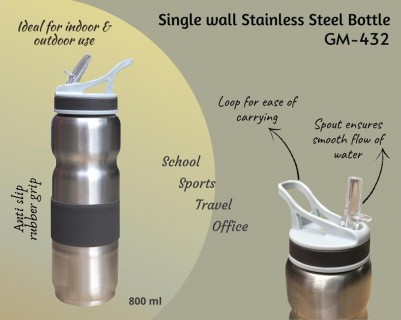 SINGLE WALL SS SIPPERS  (800 ML)