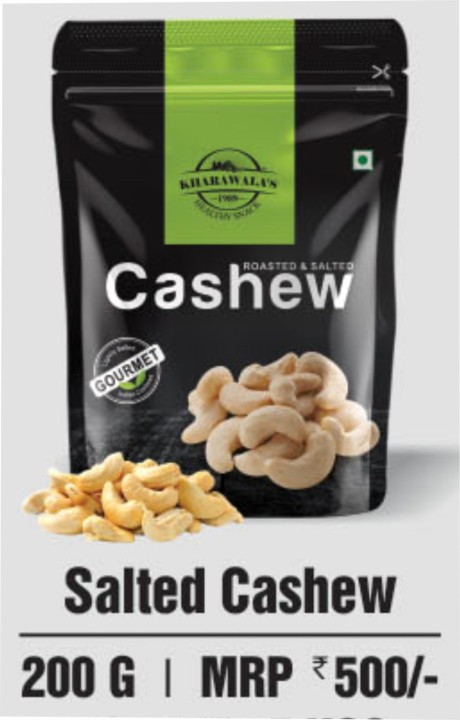 Salted Cashew 200 Gms Corporate Gifts Supplier in price range Rs 101 ...