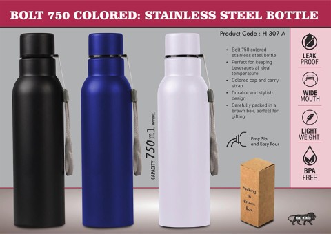 Stainless Steel Single Wall Bottle  - Corporate Gifts