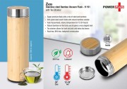 Stainless steel Bamboo Vacuum Flask