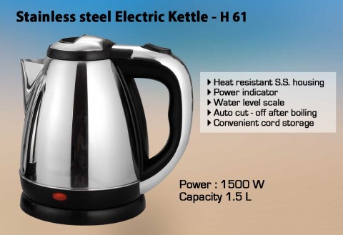 Stainless steel electric kettle 