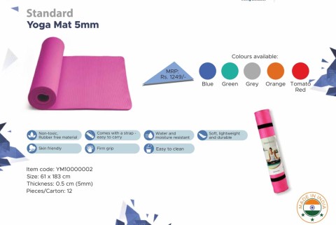 Standard  Yoga Matt 5mm 