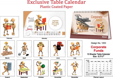 Table Calendar -Corporate Funda