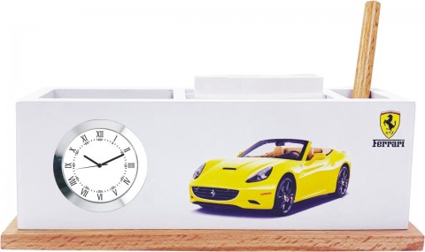 Table Desktop Clock Ferrari