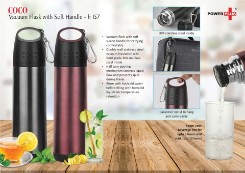 Vacuum Flask with soft handle