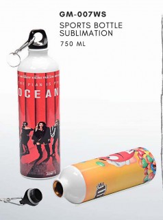 WHITE SUBLIMATION SPORTS BOTTLE (750ML)