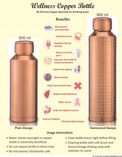 Wellness Copper Bottle