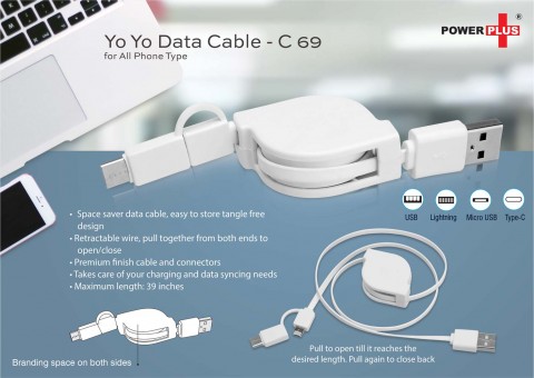 Yo yo 3 in 1 Data Charging cable